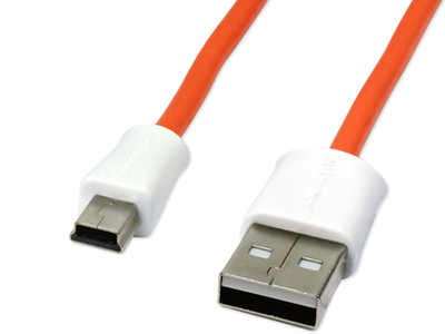 POWERSYNC 包尔星克 USB2-ERMI5153 A公对MINI 5PIN传输充电线 超软线1.5m 橘,电脑设备线材,【行情,报价,价格,评测,参数,品牌,促销,评论,正品】-新蛋中国 新蛋网 Newegg - 新蛋中国